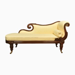 Chaise longue Regency de palisandro