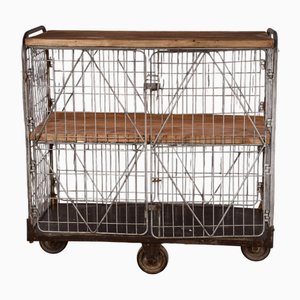 Industrial Cage Trolley on Wheels
