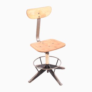 Іndustrial Adjustable Metal Desk Chair