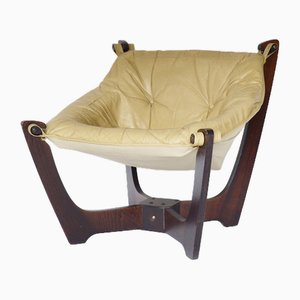 Fauteuil Luna par Odd Knutsen pour Hjellegjerde Møbler AS, 1970s