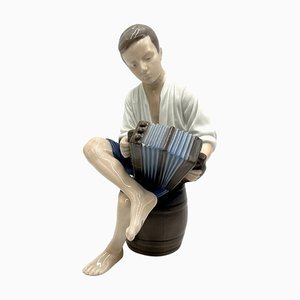 Danish Boy Figurine in Porcelain from Bing & Grondahl, 1950s