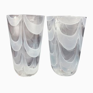 Große Vasen von Ercole Barovier für Barovier & Toso, 1970er, 2er Set