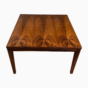 Scandinavian Square Coffee Table in Rosewood, 1970s