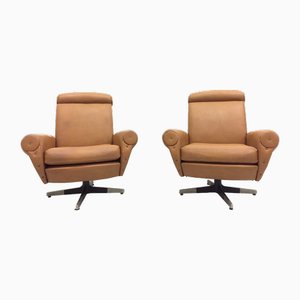 Mid-Century Swivel Lounge Chairs, 1960s, Set of 2