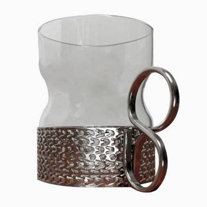 Bicchiere da tè Tsaikka Mid-Century di Timo Sarpaneva per Iittala, Finlandia