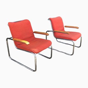 Poltrone B35 di Marcel Breuer per Knoll Inc./Knoll International, anni '70, set di 2