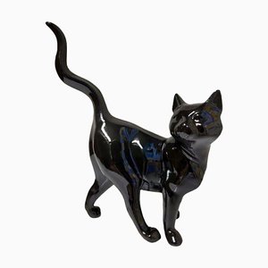 Gatto nero in resina, inizio XXI secolo