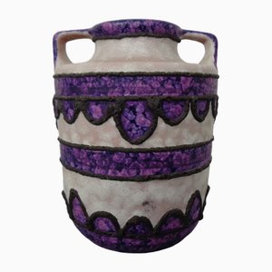 Purple Lava Ceramic Vase from Marei, 1970s