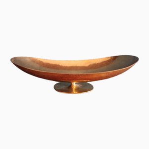 Footed Bowl in Brass by Franz Hagenauer, 1930