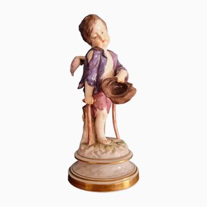 Figurine Meissen Cupidon par Heinrich Schwabe