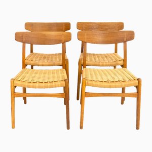 Ch23 Dining Chairs by Hans J. Wegner for Carl Hansen & Søn, Set of 4