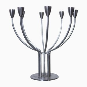 Eight-Arm Candlestick in Steel by M. Hagberg for Ikea, 1990s