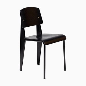 Standard Flesh Black Edition Chair by Jean Prouvé, 2018