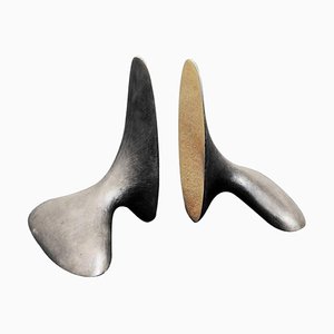 #3848 Bookends by Carl Auböck, Set of 2