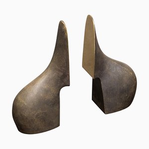 #3848 Bookends by Carl Auböck, Set of 2
