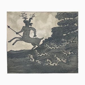 François-Xavier Lalanne, Actéon, 2005, Etching