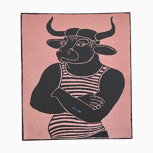 François-Xavier & Claude Lalanne, Minotaur, 2005, Woodcut