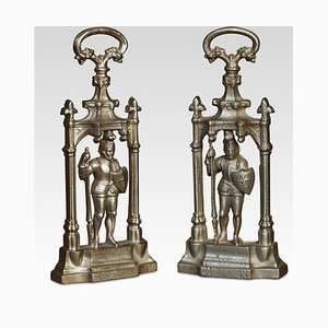 Door Stops in Cast Iron, Set of 2