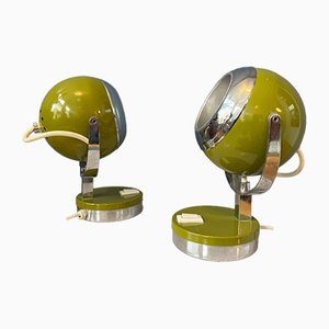 Space Age Eyeball Table Lamps, 1970s, Set of 2