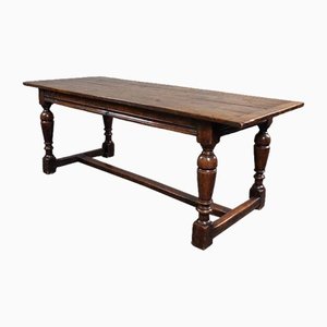 Antique English Dining Table in Oak