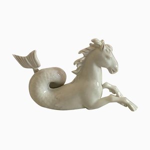 Dekorative Blanc De Chine Merhorse Tischfigur von Royal Copenhagen, 1890er