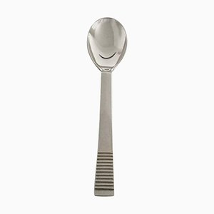 Sterling Silver Parallel Tea Spoon from Georg Jensen, 1940s