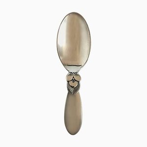 Sterling Silver Cactus Baby Spoon from Georg Jensen, 1940s