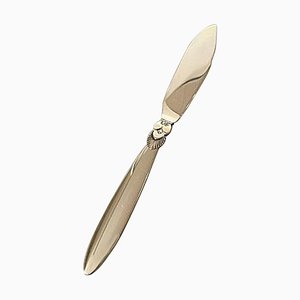 Cactus Sterling Silver Fish Knife from Georg Jensen, 1940s