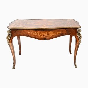 French Louis XVI Marquetry Inlay Desk