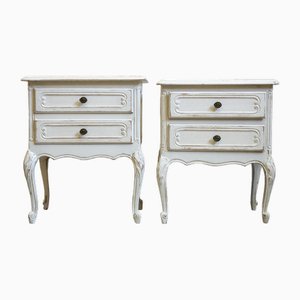 Antique French Nightstands, 1850s, Set of 2