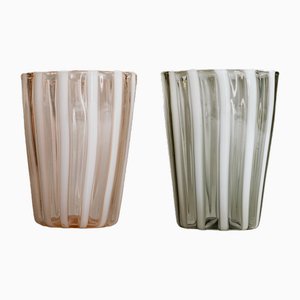 Cocktail Set in Murano Glass by Mariana Iskra, Set of 2