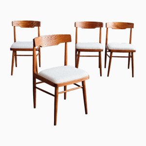 Danish Dining Chairs by Ton Czechoslovakia, 1960s, Set of 4