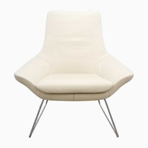 Flow Lounge Chair in Leather from Walter Knoll / Wilhelm Knoll