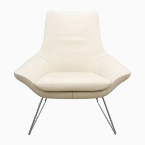 Poltrona Flow in pelle di Walter Knoll / Wilhelm Knoll