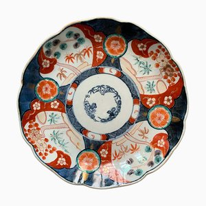 19th Century Imari China Porcelain Plate, 1850s