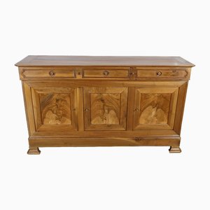 Credenza a tre ante in noce, fine XIX secolo