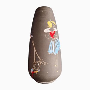 Vase en Céramique de Keto, Paris, 1950s