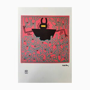 After Keith Haring, Untitled, 1980s, Lithograph