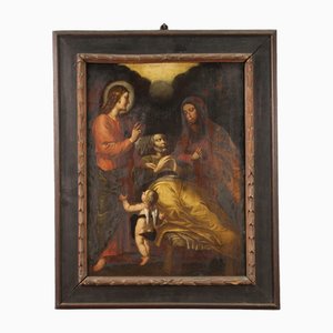 Religious Artist, The Death of Joseph, 1870, Oil, Framed