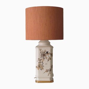 Mid-Century Cream-Coloured Glazed Ceramic Table Lamp by Louis Drimmer, 1960s