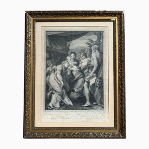 AA de Correggio, Jungfrau und Kind, 1780, Gravur