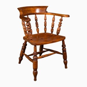 Englischer Elbow Chair aus Buche, 1880er