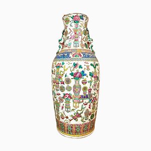 Chinesische Kanton Porzellanvase, 1800er