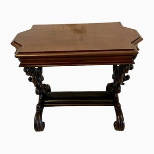 19th Century Carved Mahogany Freestanding Centre Table, 1850s