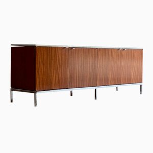 American Marble and Teak Credenza by Florence Knoll Basset for Knoll International, 1970s