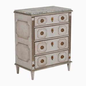 19th Century Scandinavian Faux Marble Chest