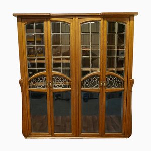 Arts and Crafts Bookcase Cabinet, 1880s