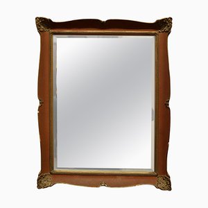 Rectangular Russet Gilt Wall Mirror, 1910s