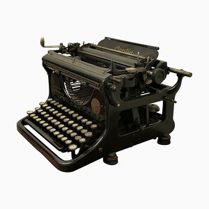 Französische Vintage Schreibmaschine von Contin, 1940er