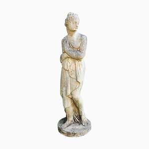 Large Weathered Neoclassical Statue of Pandora, 1950